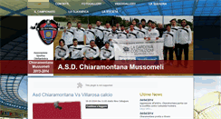 Desktop Screenshot of chiaramontanamussomeli.it