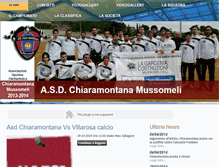Tablet Screenshot of chiaramontanamussomeli.it